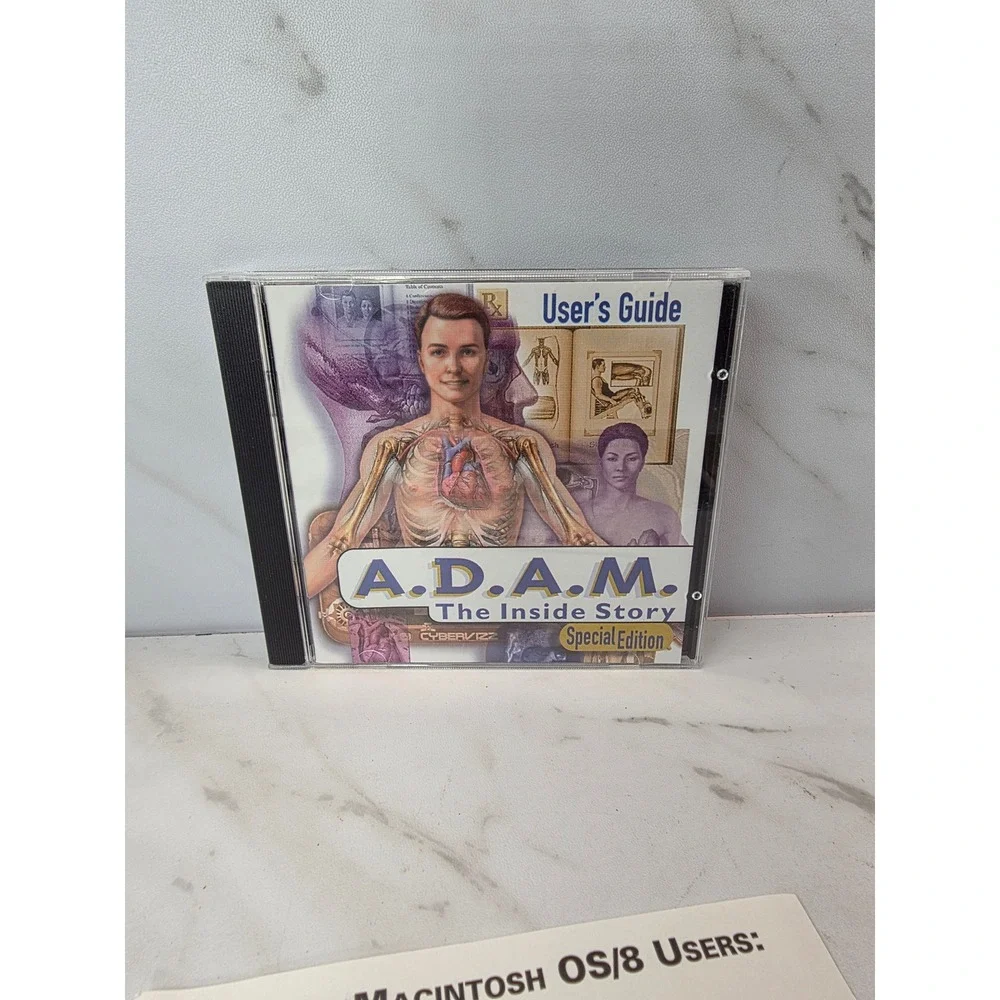 A.D.A.M. The Inside Story Deluxe Edition Anatomy Family‎ Health Guide✨NOS